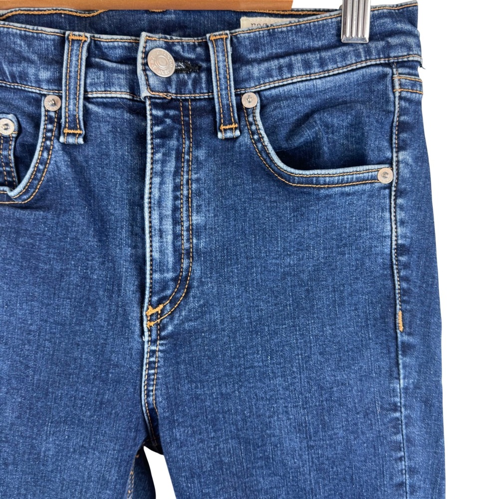 rag & bone High Rise Ankle Skinny Jeans Womens 25 Blue Stonewash W1566T158STN